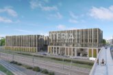 Montpellier Carré - Quartiersentwicklung in der Bahnstadt mit Büro-, Praxis- und Gewerbeflächen - Außenansicht Nord