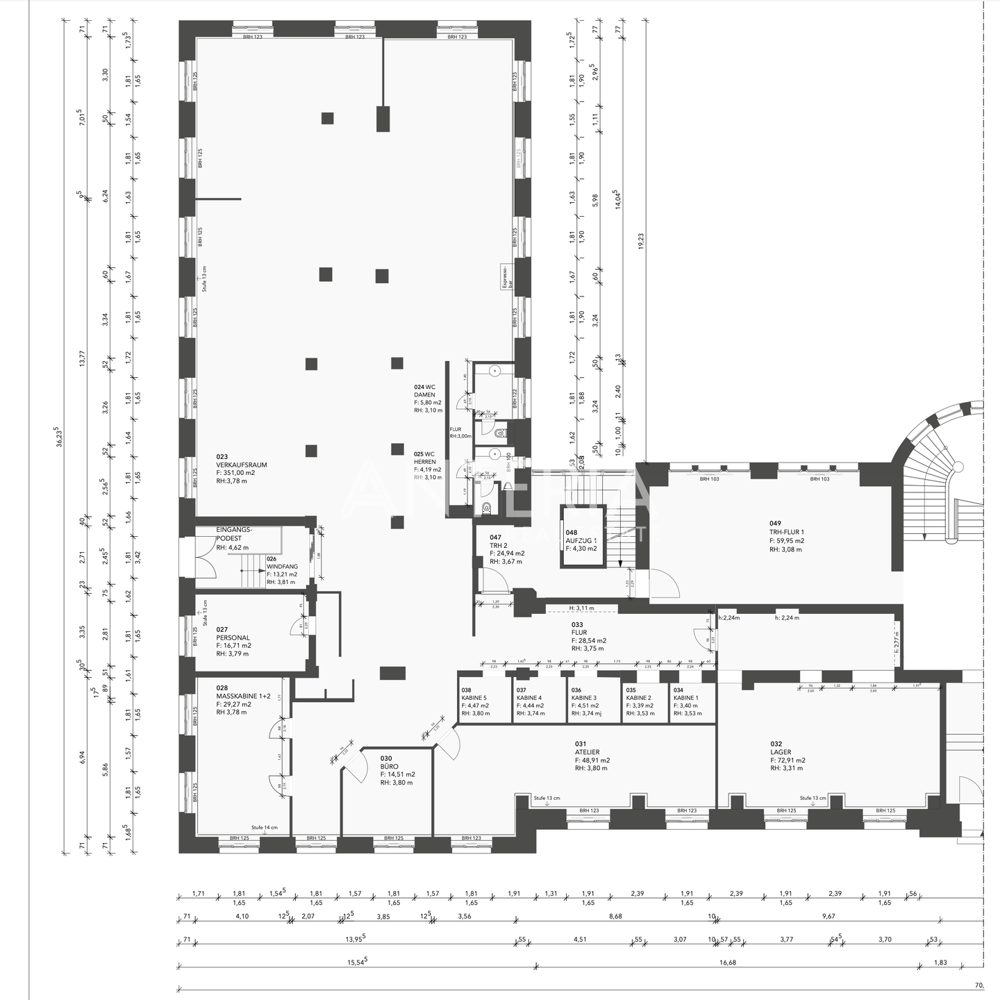 Grundriss Einheit EG