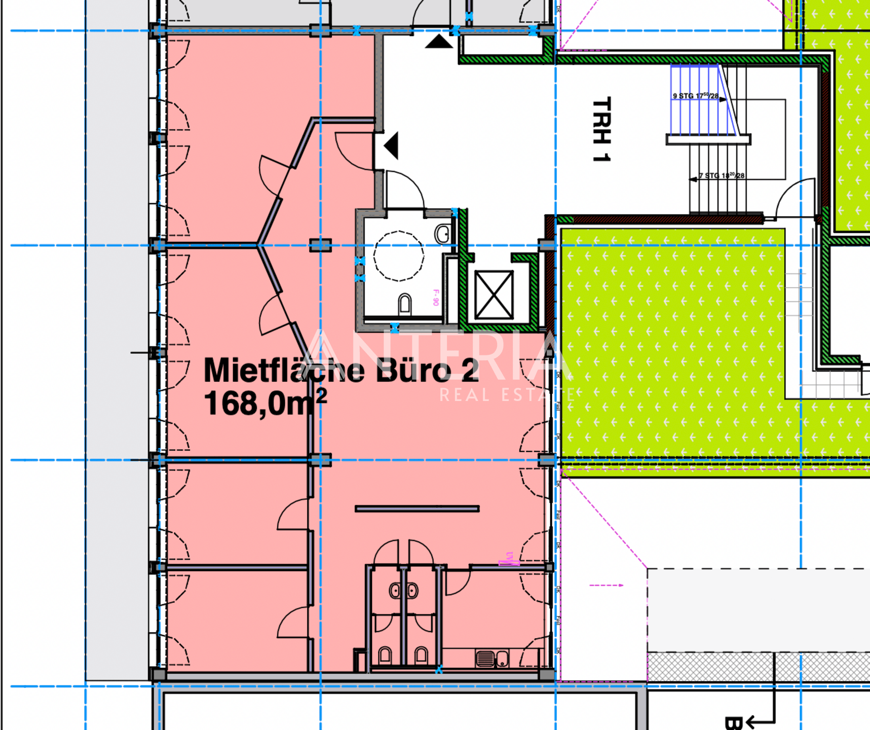 Büroeinheit 3.OG (ca. 170 m2)