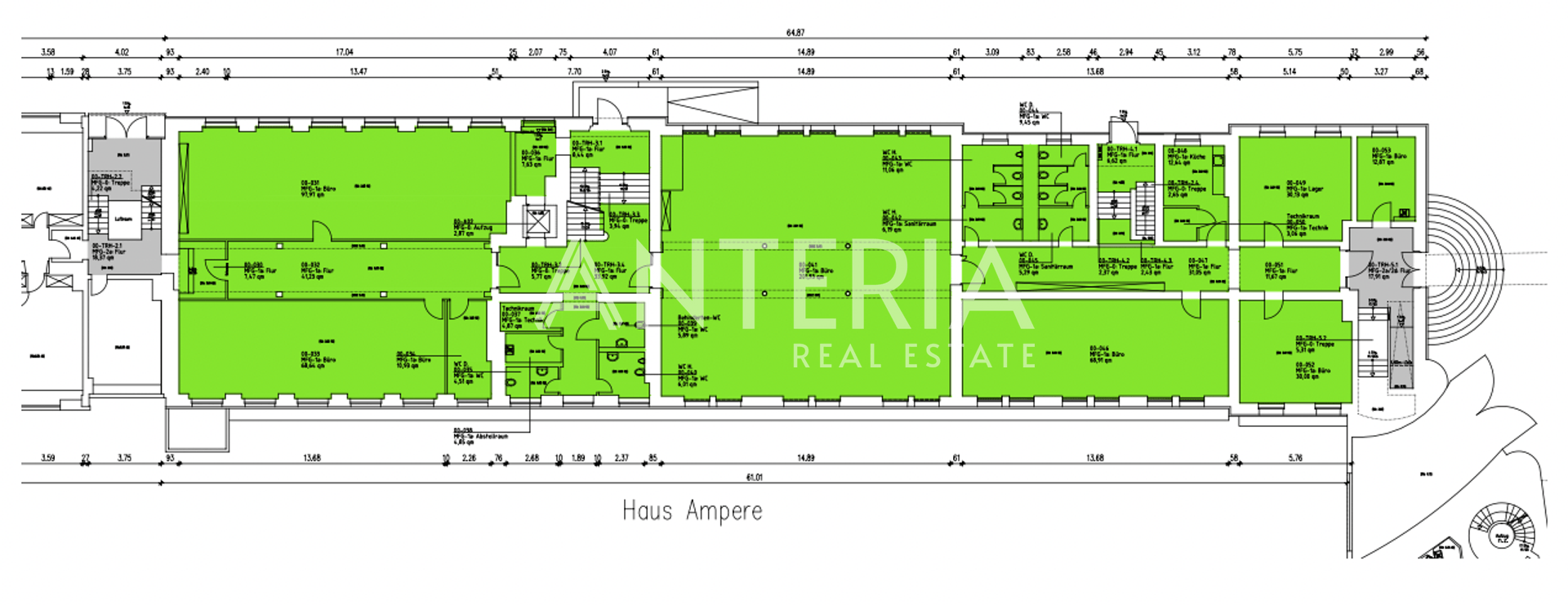 Grundriss EG (Haus Ampére)